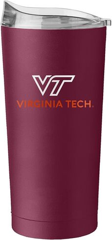 Logo Brands NCAA Arizona Wildcats 20 oz Powder Coat Stainless Tumbler -Double-Wall Insulated Everday Tumbler for Hot or Cold Drinks, High Lip Lid in Kuwait