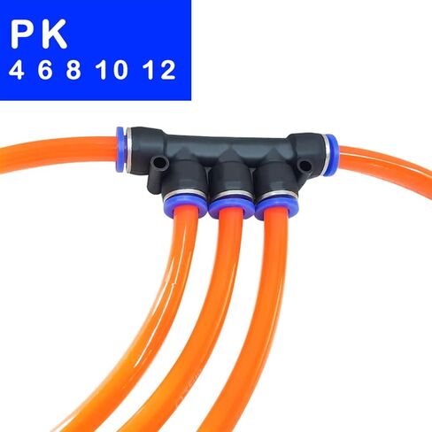 200-500 قطعة/الوحدة تركيبات هوائية PK PK4/PK6/PK8/PK10/PK12، 4 مم 5 اتجاهات في موصل مشترك سريع،(PK10 (200 قطعة)) in Kuwait