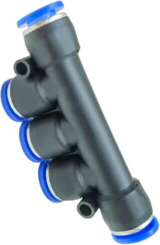 200-500 قطعة/الوحدة تركيبات هوائية PK PK4/PK6/PK8/PK10/PK12، 4 مم 5 اتجاهات في موصل مشترك سريع،(PK10 (200 قطعة)) in Kuwait