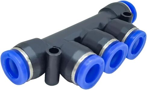200-500 قطعة/الوحدة تركيبات هوائية PK PK4/PK6/PK8/PK10/PK12، 4 مم 5 اتجاهات في موصل مشترك سريع،(PK10 (200 قطعة)) in Kuwait
