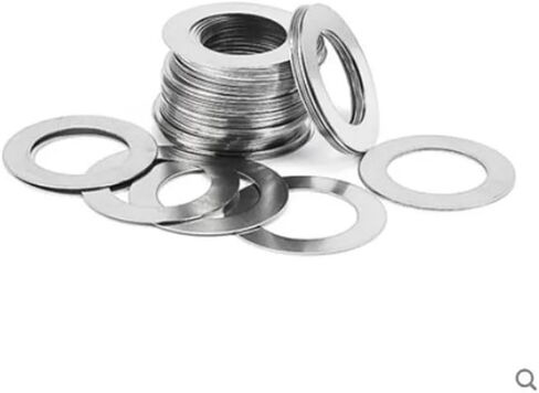 Metal shims, 10/20Pcs Ss 304 Super Ultra Thin Flat Washer Shim Plain Gasket M9 M10 M12 M13/M14 M15 M16 M17 M18 M20 M22 M25 M30/Thick 0.30Mm/M12*18Mm 20Pcs(Thick 0.1mm,M25*30Mm 10Pcs) in Saudi Arabia