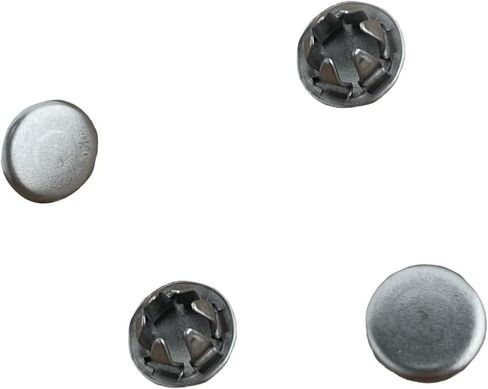 4 Pack 1/4" Metal Hole Plugs- Plain Steel Finish SP-250-PL in Saudi Arabia