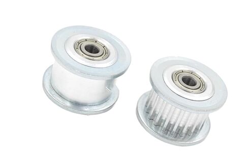 25 Teeth 3M Idler Pulley Tensioner Wheel Bore 3/4/5/6mm with Bearing Guide Regulating synchronous Pulley HTD3M 25T 25teeth(Bore 3mm No Teeth,5pcs,15mm) in Saudi Arabia
