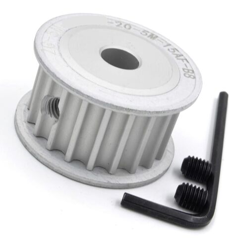 19 20 Teeth HTD 5M Timing Pulley AF Bore 5/6/6.35/7/8/10/12/12.7/14/15/16/17/18 for HTD5M Belt Width 10/15/20/25mm 19T 20T(8mm-Keyway 3x1.4mm,19 Teeth,10mm) in Kuwait