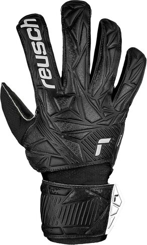 Reusch Attrakt Resist قفازات حارس المرمى جونيور، أسود V25، مقاس 5 in Saudi Arabia