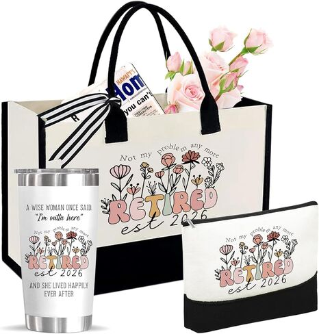 Physkoa Retirement Gifts for Women2025–Funny Retirement Gift for Retiring Boss/Coworker/Teacher/Nurse/Mom/Aunt in Kuwait