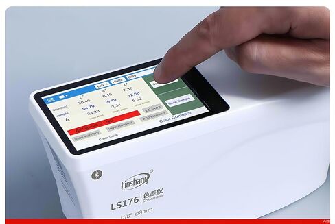 Linshang LS176 Spectrophotometer LS176 Spectrophotometers LS176 D/8° High Accuracy Whiteness and Yellowness Spectral Reflectance Curves APP Software in Kuwait