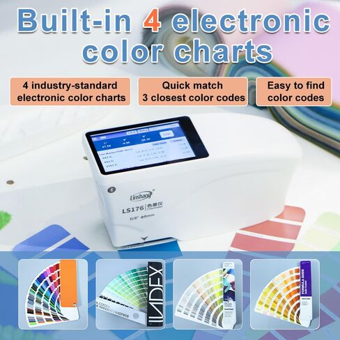 Linshang LS176 Spectrophotometer LS176 Spectrophotometers LS176 D/8° High Accuracy Whiteness and Yellowness Spectral Reflectance Curves APP Software in Kuwait