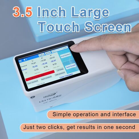 Linshang LS176 Spectrophotometer LS176 Spectrophotometers LS176 D/8° High Accuracy Whiteness and Yellowness Spectral Reflectance Curves APP Software in Kuwait