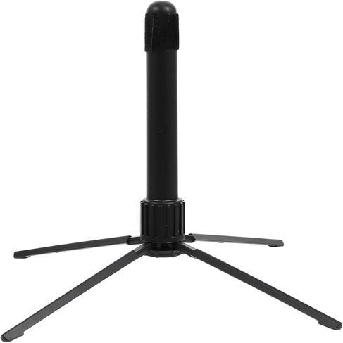 BESPORTBLE Portable Flute and Clarinet Stand Four-Legged Black Musical Instrument Holder Bracket for Wind Instruments with Folding Design in Kuwait