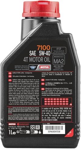 Motul 7100 20w50 100% Synthetic 1-Liter in Saudi Arabia