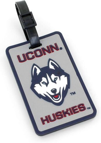 NCAA Connecticut Huskies Soft Laser Cut Travel Bag Tag in Saudi Arabia