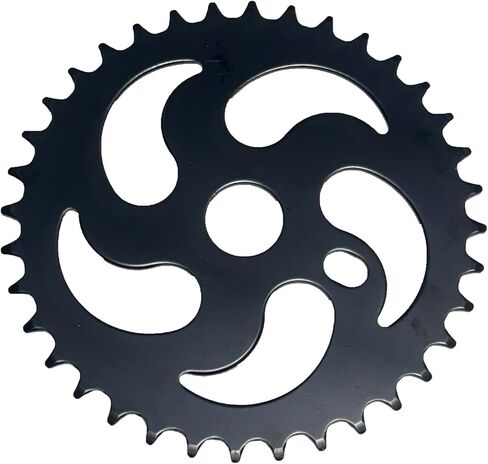 XYAUTO 36T/40T/44T Bicycle Bottom Crank Chainring Sprocket fit 2" Cup one-Piece Crankset, Bike Bottom Crank Chainring Sprocket 1/2 X 1/8 Black Color in Saudi Arabia