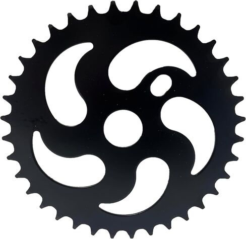 XYAUTO 36T/40T/44T Bicycle Bottom Crank Chainring Sprocket fit 2" Cup one-Piece Crankset, Bike Bottom Crank Chainring Sprocket 1/2 X 1/8 Black Color in Saudi Arabia