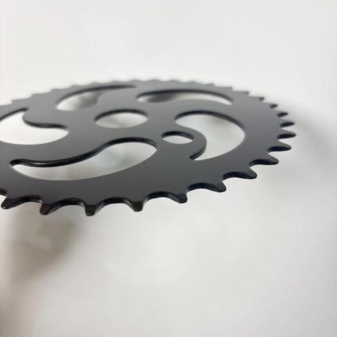 XYAUTO 36T/40T/44T Bicycle Bottom Crank Chainring Sprocket fit 2" Cup one-Piece Crankset, Bike Bottom Crank Chainring Sprocket 1/2 X 1/8 Black Color in Saudi Arabia