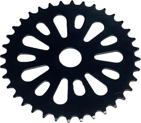 XYAUTO 36T/40T/44T Bicycle Bottom Crank Chainring Sprocket fit 2" Cup one-Piece Crankset, Bike Bottom Crank Chainring Sprocket 1/2 X 1/8 Black Color in Saudi Arabia