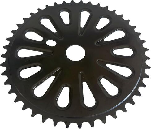 XYAUTO 36T/40T/44T Bicycle Bottom Crank Chainring Sprocket fit 2" Cup one-Piece Crankset, Bike Bottom Crank Chainring Sprocket 1/2 X 1/8 Black Color in Saudi Arabia