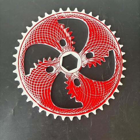 AUTES Bike Bottom Crank Chainring Sprocket fit 2" Cup one-Piece Crankset Chainring in Saudi Arabia