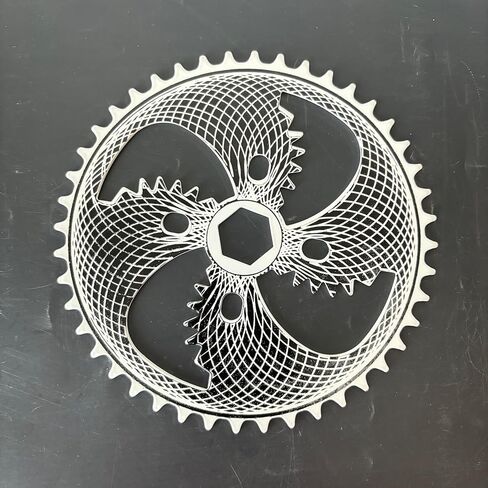 AUTES Bike Bottom Crank Chainring Sprocket fit 2" Cup one-Piece Crankset Chainring in Saudi Arabia