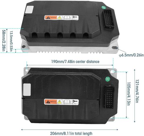 Brushless Motor Controller DC 96V Sine Wave Type Self Learning Function BLDC Motors Controllers Used for QS Mobility Scooter Less Than 3000W in Saudi Arabia