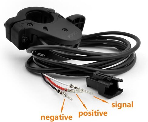 L-faster 24-60V Throttle Thumb Type 300X Speed Accelerator Trigger Split Mounting for 22mm Handle Bar Bike Bicycle Scooter in Saudi Arabia