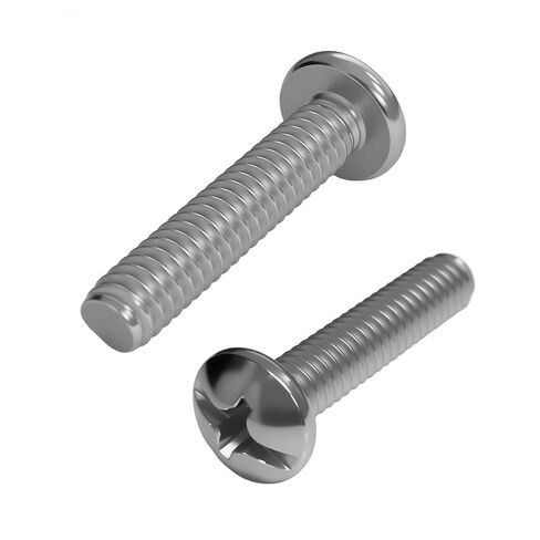 IEORAIL #10-32 x 3/4" Machine Screws (50 Pcs), 18-8 (304) Stainless Steel, Round Head Phillips/Slotted Combo Drive, UNC Coarse Thread Bolts for Electronics, Machinery, Metal Brackets & DIY in Saudi Arabia