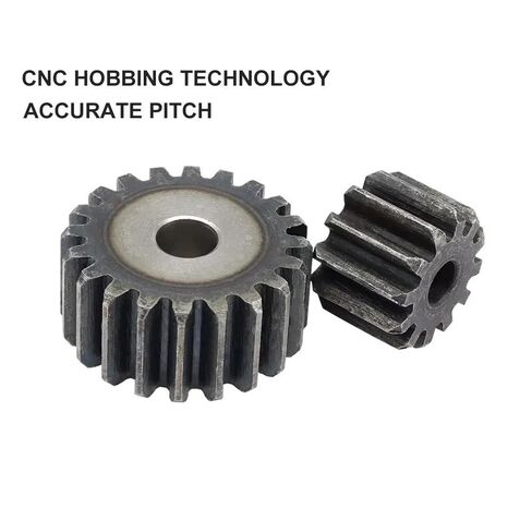 Cylindrical Gear 2M-10T/11T/12T/13T/14T~21Teeth SC45# Carbon Steel Spur Total Height 20mm High Frequency Quenching Teeth(2M 13T-Bore 8mm) in Saudi Arabia