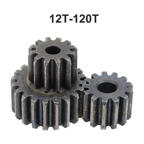 Pinion Gears 1.5M-56T/57T/58T/59T/60T~64T/65T/66Teeth SC45# Carbon Steel Cylindrical Gear High Frequency Quenching Teeth(1.5M 61T-Bore 14mm) in Kuwait