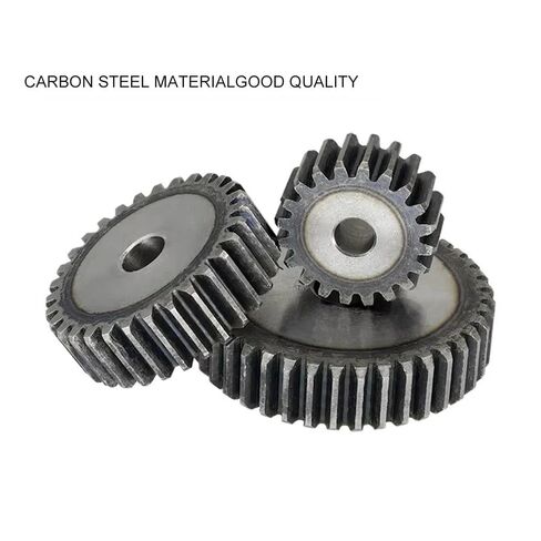 Pinion Gears 1.5M-56T/57T/58T/59T/60T~64T/65T/66Teeth SC45# Carbon Steel Cylindrical Gear High Frequency Quenching Teeth(1.5M 61T-Bore 14mm) in Kuwait