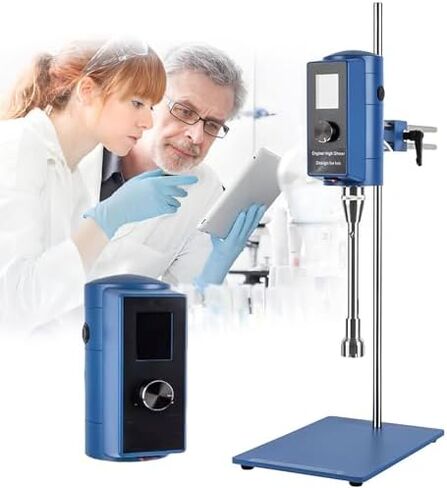 High-Speed Lab Homogenizer 2000-28000rpm, Emulsifying Machine & Shear Mixer, Versatile Laboratory Disperser with 7 Interchangeable Heads for Optimal Mixing Performance in Kuwait