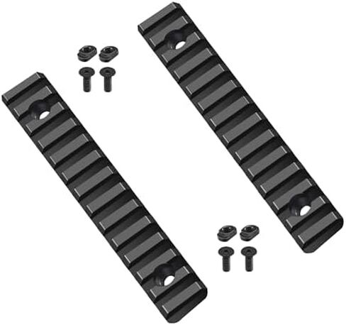 Gotical 11 Slots M-LOK Rail Section for M Lok Handguard Eleven Slots Rail Picatinny Rail Set of 2 Pieces in Saudi Arabia