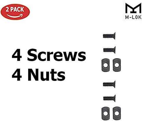 Gotical 11 Slots M-LOK Rail Section for M Lok Handguard Eleven Slots Rail Picatinny Rail Set of 2 Pieces in Saudi Arabia