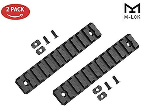 Gotical 11 Slots M-LOK Rail Section for M Lok Handguard Eleven Slots Rail Picatinny Rail Set of 2 Pieces in Saudi Arabia