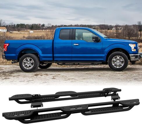 GNG Side Step I Running Board Compatible with 2015-2025 Ford F150, 2017-2025 Ford F250 F350 F450 F550 Reqular Cab in Kuwait