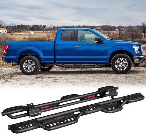 GNG Side Step I Running Board Compatible with 2015-2025 Ford F150, 2017-2025 Ford F250 F350 F450 F550 Reqular Cab in Kuwait