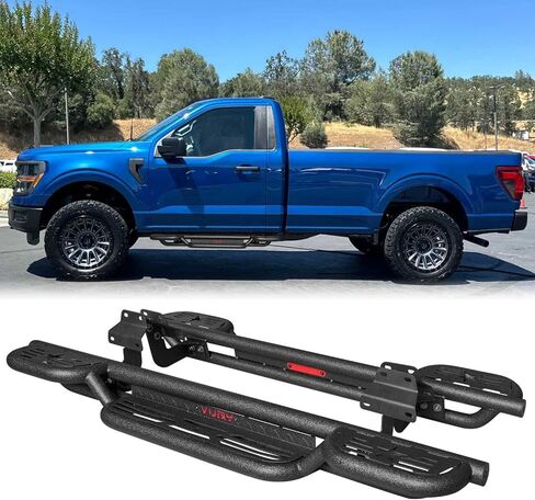 GNG Side Step I Running Board Compatible with 2015-2025 Ford F150, 2017-2025 Ford F250 F350 F450 F550 Reqular Cab in Kuwait