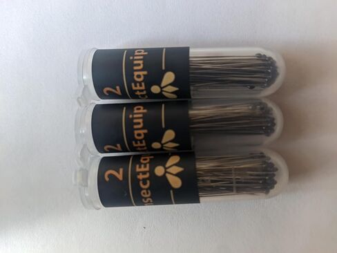 Professional Entomology Insect Mounting Pins, Size #00, 100 Pins Per Vial, for Butterfly and Specimen Collections (#00) in Saudi Arabia
