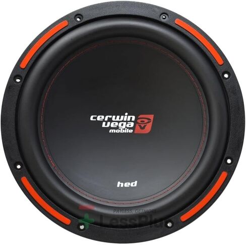 Cerwin Vega HED 12" DVC 4Ω Dual High-Energy Subwoofer - Powerful 250W RMS Car Audio Deep Bass, Durable Carbon Fiber Poly Cone, Optimal Heat Dissipation, Ideal for Enhanced Car Audio Experience H7124D in Kuwait