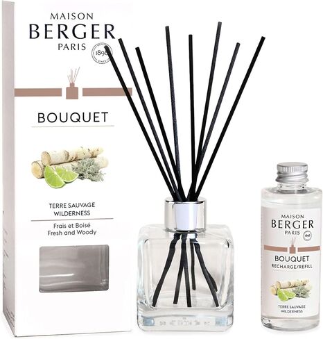 Maison Berger Bouquet مع عصي القصب مسبقًا مع نسيم العطور ، 100 ملليتر /44.2 ففلويد - أطباء بدون حدود MSF - 9.1 × 9.1 × 3.1 بوصات in Kuwait
