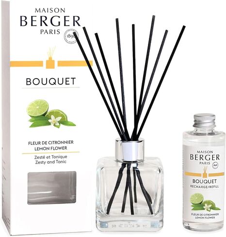Maison Berger Bouquet مع عصي القصب مسبقًا مع نسيم العطور ، 100 ملليتر /44.2 ففلويد - أطباء بدون حدود MSF - 9.1 × 9.1 × 3.1 بوصات in Kuwait