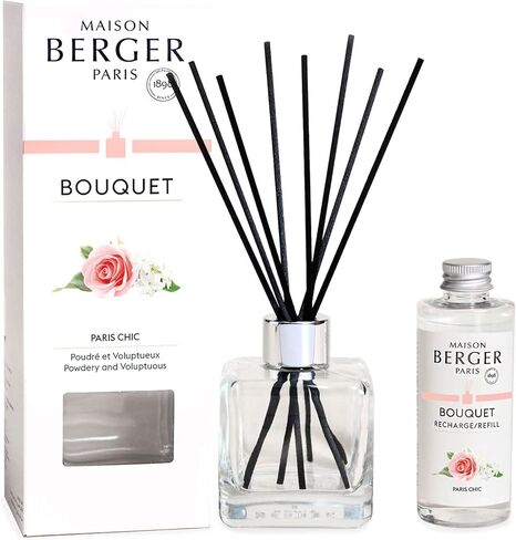 Maison Berger Bouquet مع عصي القصب مسبقًا مع نسيم العطور ، 100 ملليتر /44.2 ففلويد - أطباء بدون حدود MSF - 9.1 × 9.1 × 3.1 بوصات in Kuwait