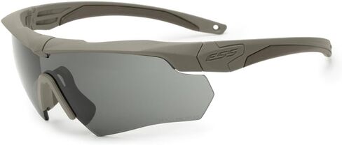 ESS Sunglasses Crossbow One Anti Fog Eyeshield Terrain Tan with Smoke Gray Lens in Saudi Arabia