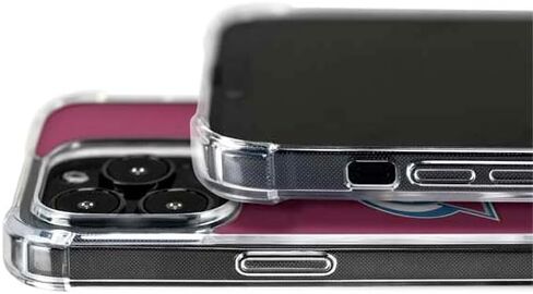 حافظة هاتف Skinit متوافقة مع MagSafe iPhone 15 Pro - تصميم خلفية صلبة مرخص رسميًا من NHL Colorado Avalanche in Saudi Arabia
