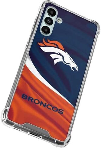 حافظة هاتف Skinit الشفافة متوافقة مع هاتف Galaxy A13 5G - تصميم مرخص رسميًا من NFL Denver Broncos in Kuwait