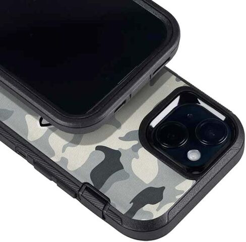 Skinit Decal Phone Skin Compatible with OtterBox Defender iPhone 14 - Officially Licensed NFL Kansas City Chiefs Camo Design in Saudi Arabia