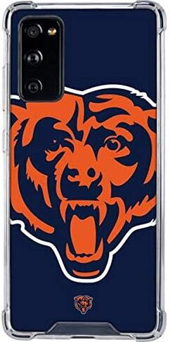 Skinit Clear Phone Case Compatible with Galaxy S20 FE - Officially Licensed NFL Chicago Bears Large Logo Design in Saudi Arabia