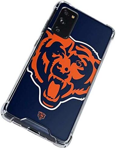 Skinit Clear Phone Case Compatible with Galaxy S20 FE - Officially Licensed NFL Chicago Bears Large Logo Design in Saudi Arabia