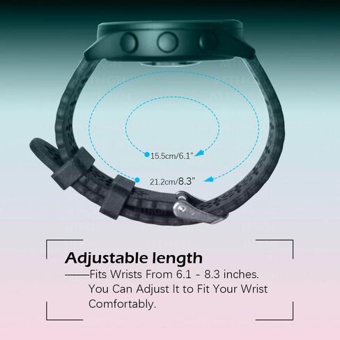 Watch Band for Garmin Forerunner 165/245 /55 Smartwatch, Watch Strap for Garmin Active 5 /Approach S50/S40 /vivoactive 3, Soft Silicone Replacement Wrist Band for Garmin Venu/Venu 2 Plus in Saudi Arabia