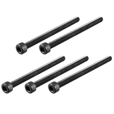 TOP-VIGOR 5Pcs M4-0.7 x 75mm Hex Socket Head Cap Screws, Fully Thread Allen Socket Drive DIN912, 12.9 Alloy Steel Machine Fastener Screws for Bicycle Motorcycle Machine Repairment in Saudi Arabia