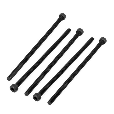 TOP-VIGOR 5Pcs M4-0.7 x 75mm Hex Socket Head Cap Screws, Fully Thread Allen Socket Drive DIN912, 12.9 Alloy Steel Machine Fastener Screws for Bicycle Motorcycle Machine Repairment in Saudi Arabia